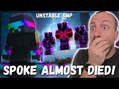 SPOKE ALMOST DIED!!! Spoke Minecraft Trapper VS Elite Bounty Hunters (UNSTABLE SMP REACTION!!!)