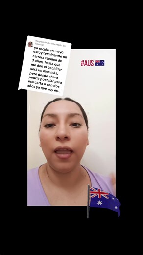 Respuesta a @lujanksi Working holiday Australia #visaparaaustralia #visadeaustralia #visas #peru #australia