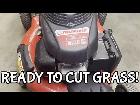 How to tune up a Troy-Bilt lawn mower
