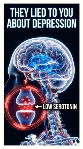 POV: You found out serotonin doesn't cause depression #mentalhealth #shorts