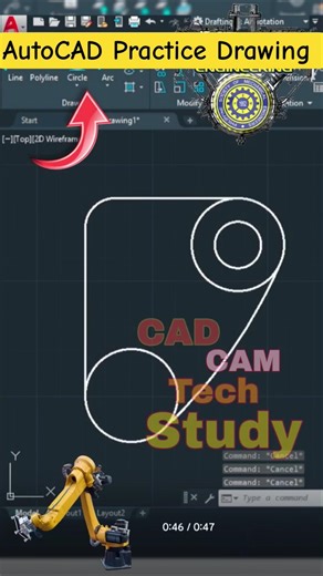 Radius Circle Command In AutoCAD