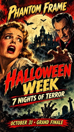 Halloween Week 2026 🎃 7 Nights of Terror | Classic Horror Trailer #Shorts