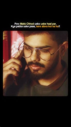 Beddyuti Sarkar on Instagram: "Day 15/30 | Use mat chhod uske haal par ❤️‍🩹 Video inspired from @coolbny Behind the camera @ayushdubey_42 Female character audio: @ayeshasrk555_ak #relatable #cinematic #relationship #feelings #siliguri"