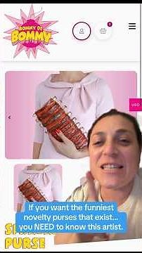 If you love novelty purses you need to know this artist!