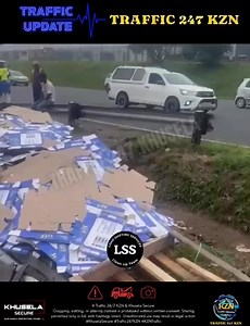 21K views · 102 reactions | Ongoing Crash Recovery on N2 Northbound on Queen Nandi Drive  Via *LSS* 17:29 • December 2 #KHUSELASECURE #TRAFFIC247KZN #LSS | SA long-distance truckers | Facebook