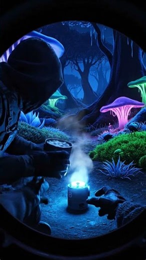 Peaceful Forest Camp DESTROYED by Alien Creature