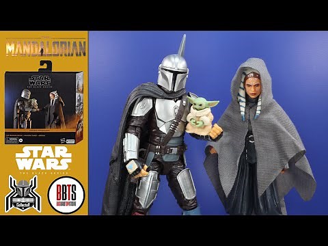 Star Wars Black Series MANDALORIAN AHSOKA TANO & GROGU Season 2 Exclusive 3-Pack Figure Review