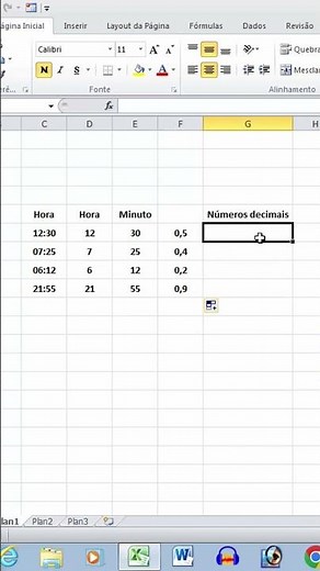 Como Converter Horas Em Números Decimais Pelo Excel