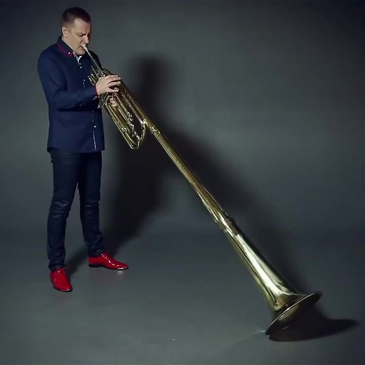 We learned about the Ruben's Tube in early 2023. Now let's check out the Subcontrabass Trumpet 🎺 Vairis Nartiss - Crazy Frog! ▶ @vairis.nartiss ▶ @trumpetlovers_ #trumpetlovers #trumpet #trompeta #trompete #technique #bass #contrabass #crazyfrog #music #gianttrumpet #trumpetlife | Arts Academy in the Woods - Prepare for Possibility.