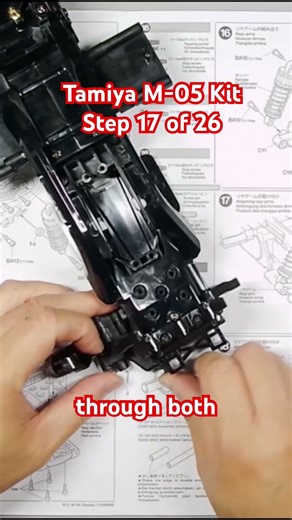 Step 17 of 26 of Tamiya M-05 Build