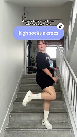 High Socks and Crocs: Elevating Casual Fashion with Accessories