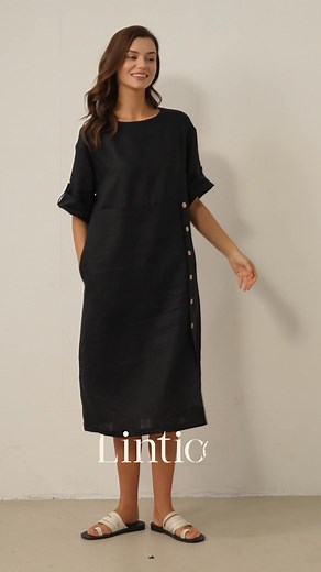  You asked, we listened! Our 100% linen bestseller is back—with 2 new colors inspired by your comments! Crafted from premium European linen for comfort, breathability, and timeless elegance. ✨ Charcoal Black & Khaki just joined the lineup. Which color is calling your name?  Use code FBL10 for 10% off your entire order—limited time only! | Lintico Official | Facebook