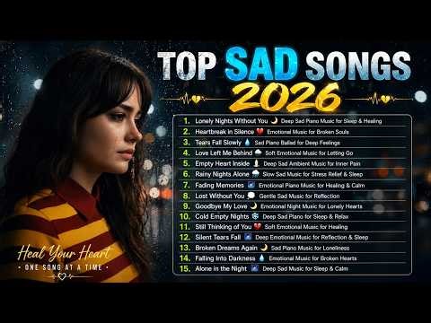 Sad English Songs 2026 💔 | Emotional Sad Songs Playlist | Best Heartbreak English Music Mix