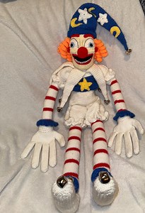 Poltergeist Clown Doll Crochet Pattern - Etsy Canada