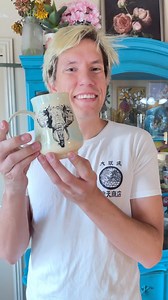 EZScreenPrint on Instagram: "Printing on bisque fired pottery with silk screen stencils! The print came out so clean, I love it. I made this elephant stencil ages ago, and I’m glad I finally got around to using it 😂"