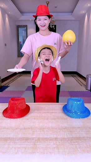 25K views · 276 reactions | Guess the hat color challenge, who was hit by the cream? #FunnyFamily #PartyGames #Challenge | Family Games Media | Facebook