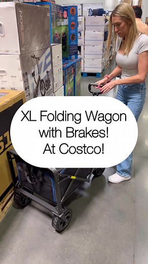 XL Folding Wagon with Brakes at Costco