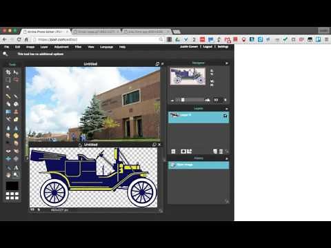 Using Opacity with Pixlr