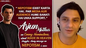 Actor Arjun Mathur talks about his recent achievement as Emmy Nomination for Made In Heaven, excitement, shares about his journey & struggles, gives a strong reply on Nepotism and more. Watch the video. | Bollywood Now