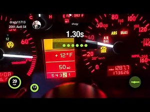 Stage 3 B5 S4 0-60 Tiptronic Dragy