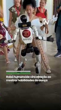 Robô humanoide vira atração ao mostrar habilidades de dança