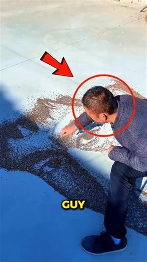 This Art Is Made From Grains. Watch Closely 👀