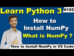 How to install Numpy Package in Python using cms VS Code in Hindi, What is Numpy, Cyber Warriors