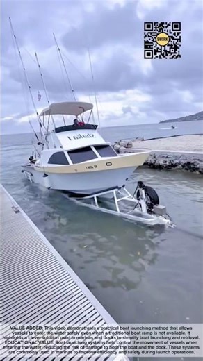 Smart Boat Launching System | How Boats Are Launched Without a Ramp #9work