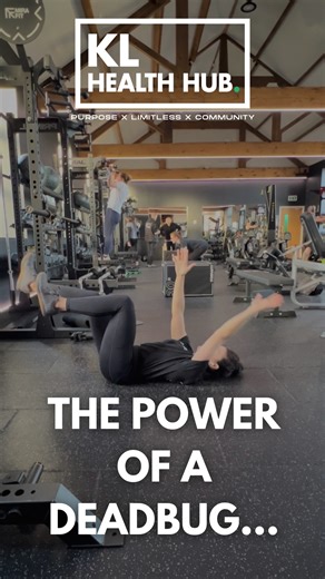 If you’ve been a member of the gym, you know about dead bug as a core stabiliser. Dead Bug is a powerful yet accessible way to: • Build deep core stability • Support spinal health • Improve coordination between breath and movement • Reduce compensations during lifting and daily movement We use it as part of our signature warm up sequence in the gym because it gets the whole core to engage in preparation for lifting. We also use variations of this pose in our one hour Functional Recovery & Flow c