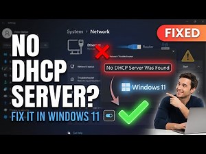 How to Fix "No DHCP Server Was Found" in Windows 11