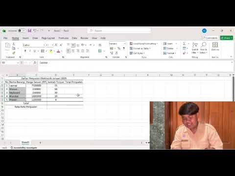 TUGAS UPRAK INFORMATIKA CARA MEMBUAT TABEL DAN GRAFIK DI M.EXCEL.