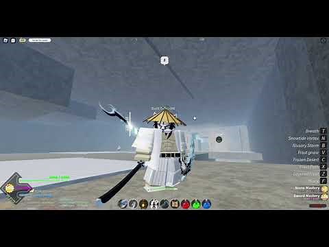 2200 DMG Snow Breathing Combo no wall! (Project Slayers)