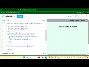 Complete Website Structure Design Tutorial Using Semantic HTML Tags & Tailwind CSS | Advance CSS