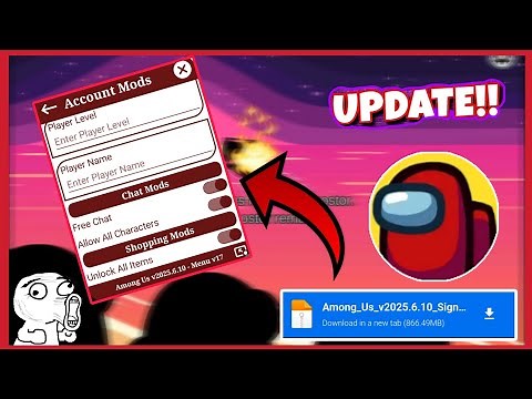Among Us Mod Menu v2025.6.10 | Unlock All Skin, Always Impostor, Free Chat etc