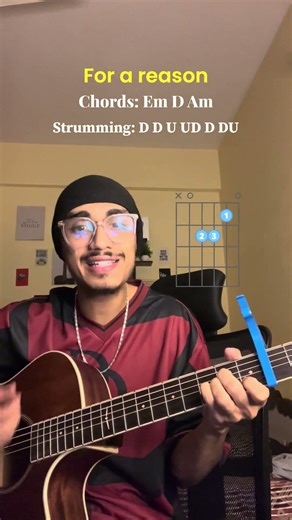 For A Reason Guitar Lesson | 3 easy chords for beginners🤫 #shorts