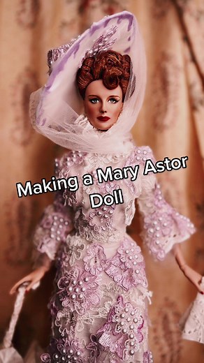 Creating a Mary Astor Doll from Meet Me in St Louis