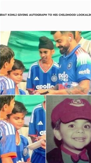 virat kohli giving autograph to his lookalike #viral #crazyfunny