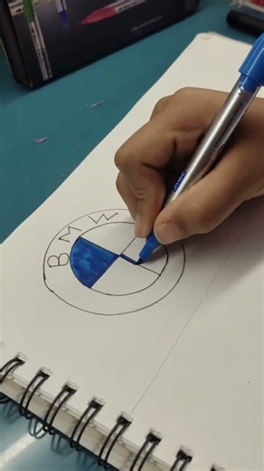 day 1 of drawing four different car logos✨ #art