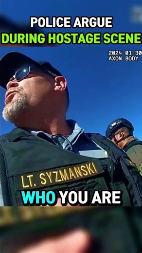 Police Argue Mid Hostage Situation