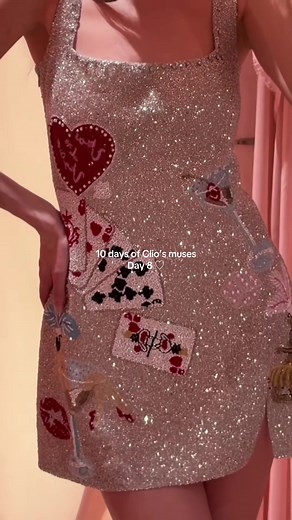 Stylish Vegas Mini Dress by Clio Peppiatt