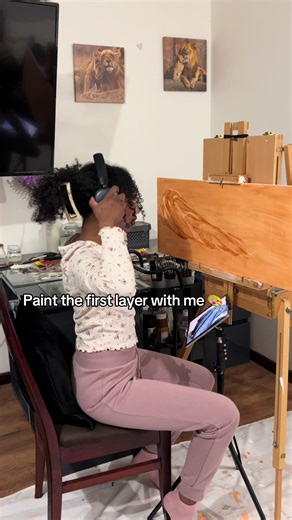 First Layer in My Painting Process: Join Me!