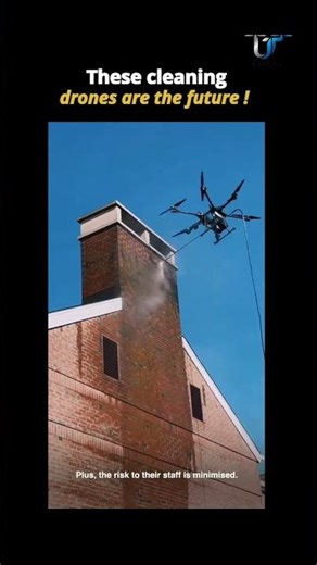 These Cleaning Drones Are the Future! 🚁 | Smart, Safe & Sustainable Tech Revolution 🌍✨