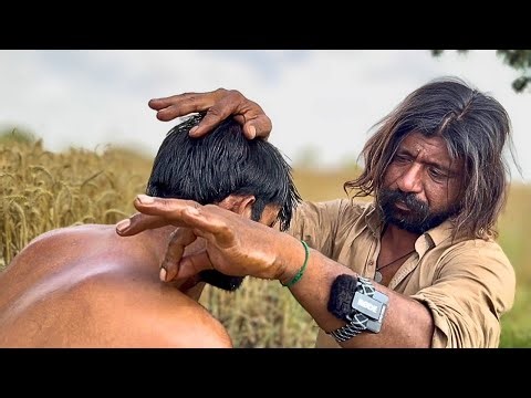 BENGALI BABA GREATEST MASSAGE | ASMR HEAD, BACK, EAR, SHOULDER, ELBOW MASSAGE WITH DEEP SLEEP