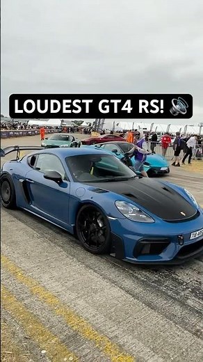 PORSCHE CAYMAN GT4 RS WITH LOUD JCR EXHAUST!