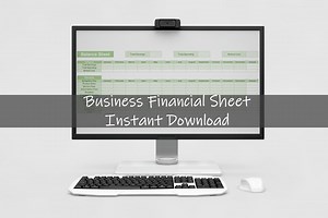 Business Financial Sheet | Business Administration Plan | Budget Sheet Excel | Instant Download | Excel for Small Business | Process Chart - Etsy