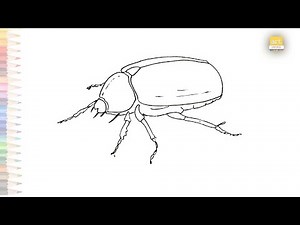 Big bug drawing easy | How to draw A Bug step by step | Insect drawing videos |easy drawing tutorial
