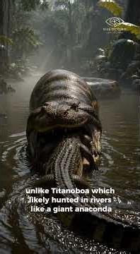 This Snake Was BIGGER Than Titanoboa #snake #prehistoric