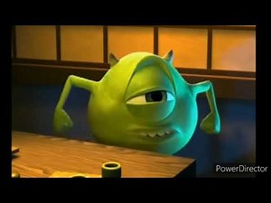 Monsters Inc (2001) sushi bar scene Mary's BIG adventure. but no talking just sound effects & music