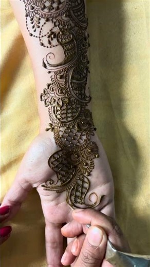 front side mehndi design#Arabic design