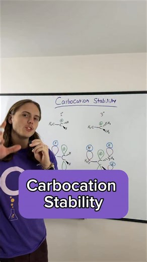 Organic Chemistry Coach | Cooper McIntyre on Instagram: "Here’s a brief explanation on how hyperconjugation helps stabilize our carbocations! • • • • • #organicchemistry #chemistry #premedlife #studymotivation #premed"